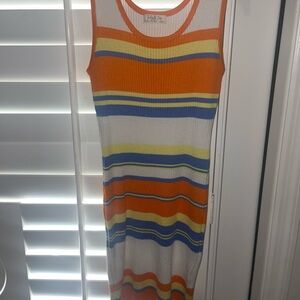 Short striped dress